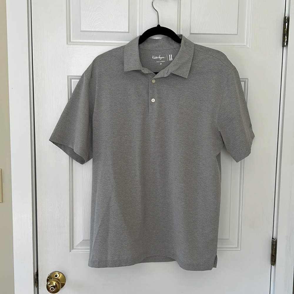 Walter Hagen Grey Golf Shirt - M